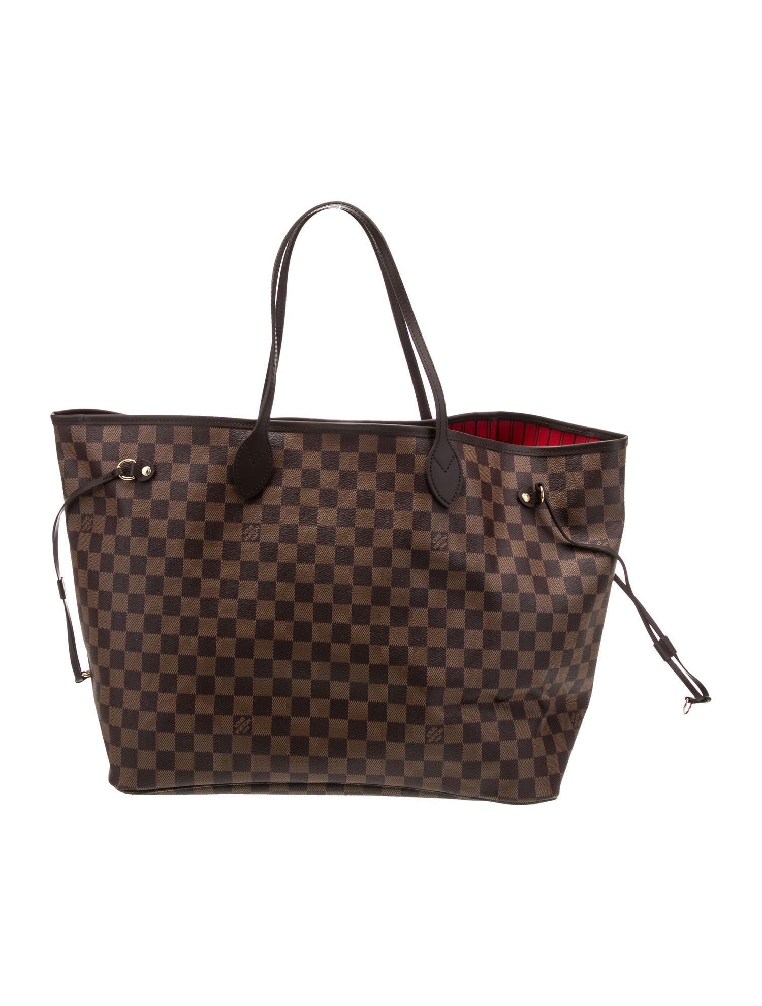 Louis Vuitton Damier Ebene Neverfull w/Pouch GM