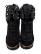 Louis Vuitton LV Monogram Suede Lace-Up Boots
