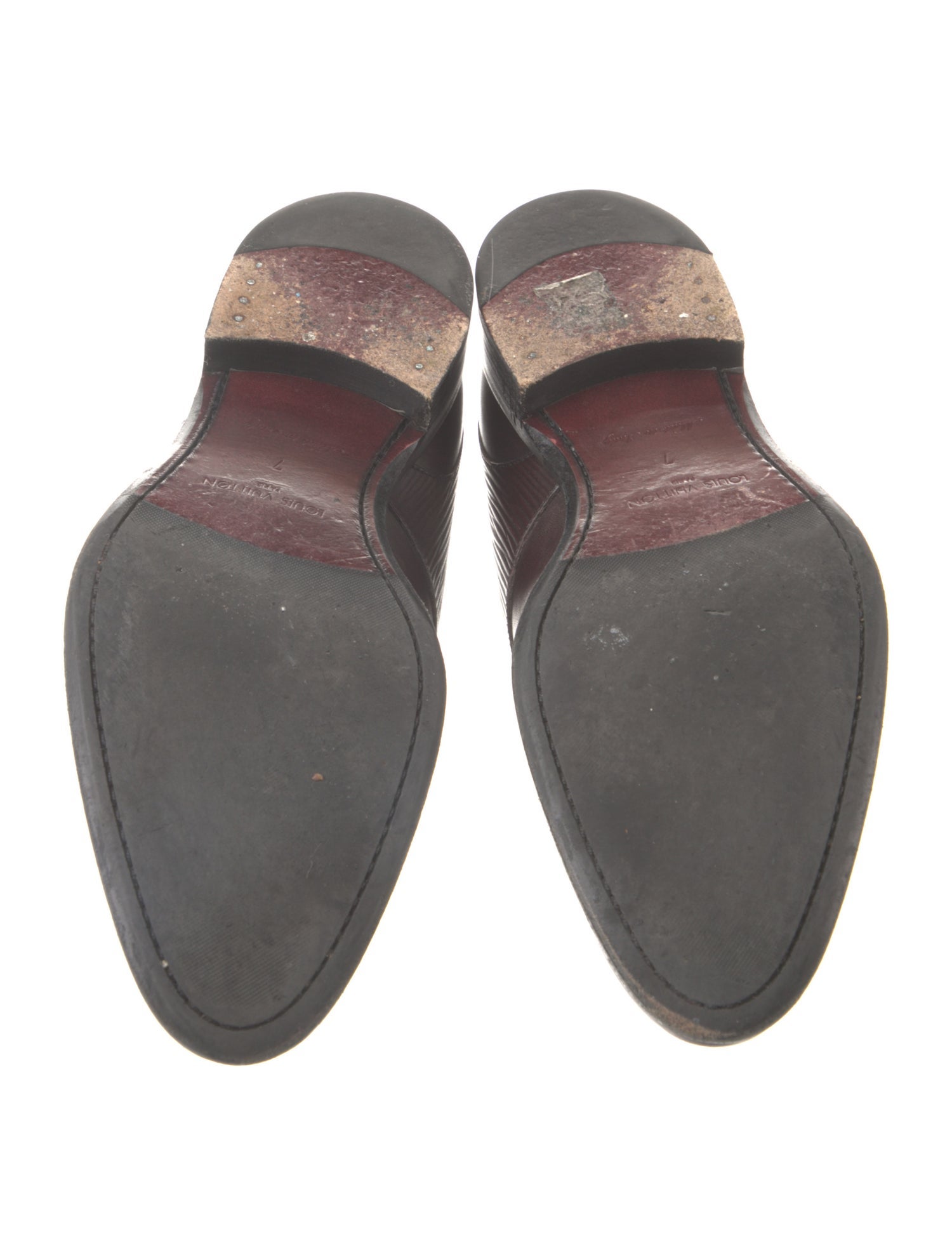 Louis Vuitton Leather Derby Shoes