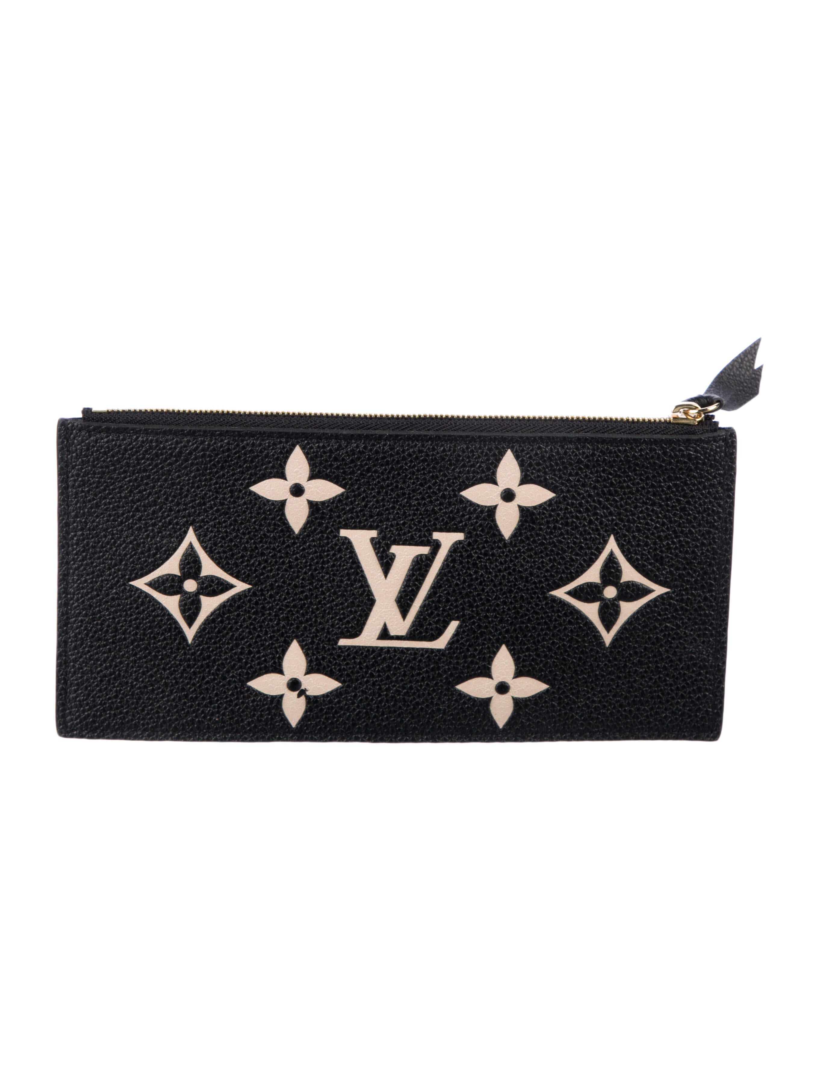 Louis Vuitton LV Monogram Empreinte Leather Pochette Félicie Insert