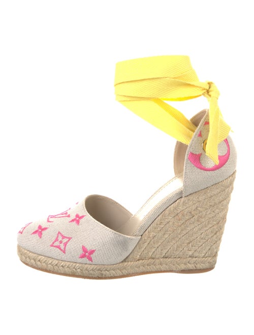 Louis Vuitton LV Monogram Canvas D'Orsay Pumps