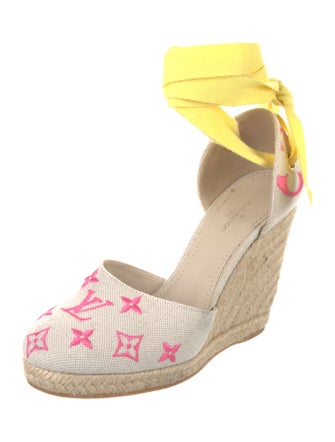 Louis Vuitton LV Monogram Canvas D'Orsay Pumps