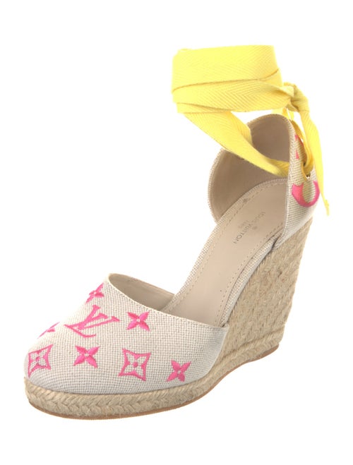 Louis Vuitton LV Monogram Canvas D'Orsay Pumps