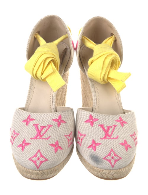 Louis Vuitton LV Monogram Canvas D'Orsay Pumps