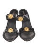 Louis Vuitton Patent Leather Bow Accents Slides