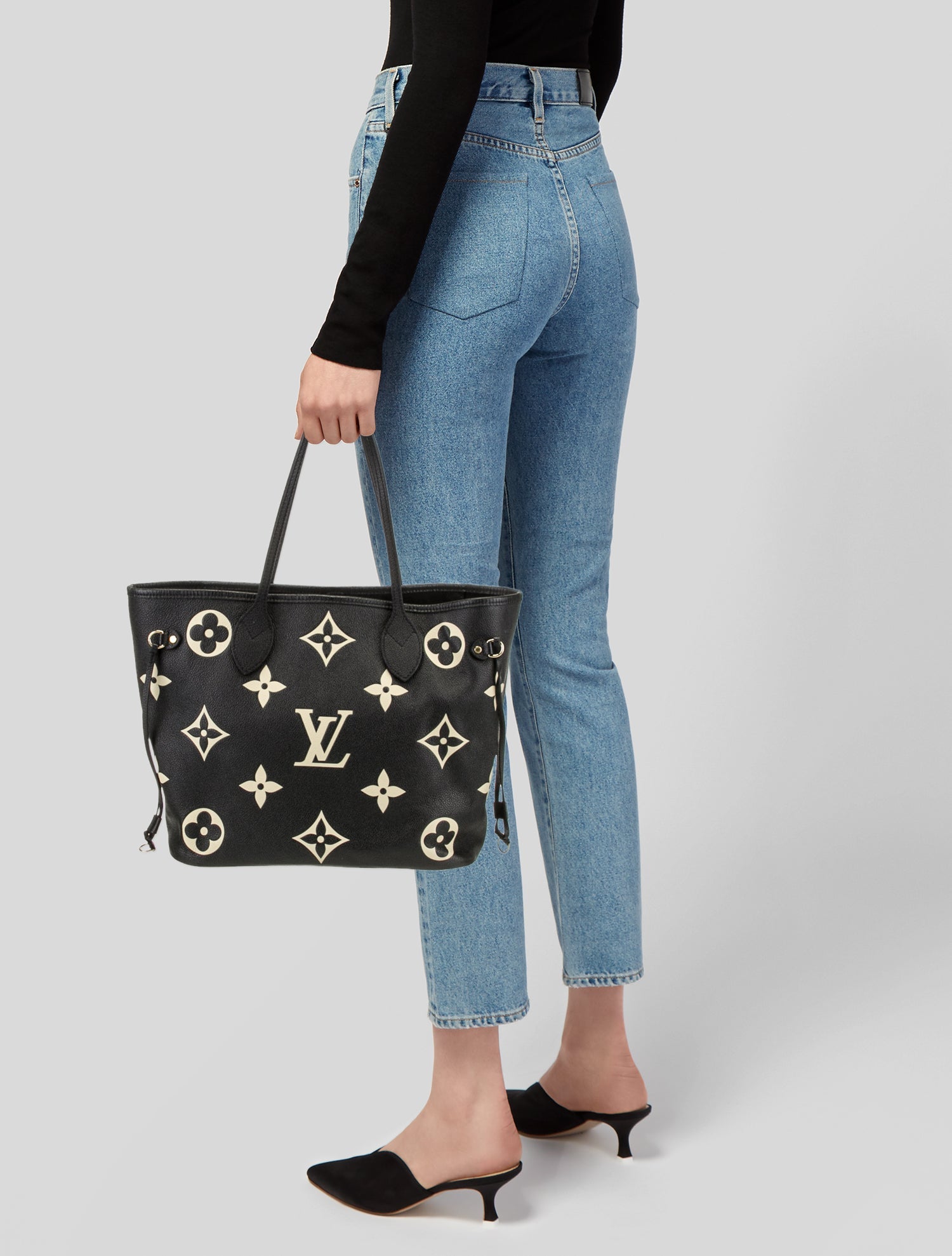 Louis Vuitton Monogram Giant Neverfull w/Pouch MM