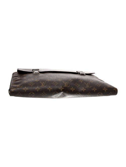 Louis Vuitton LV Monogram Macassar Macassar Porte Document
