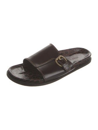 Louis Vuitton Patent Leather Slides