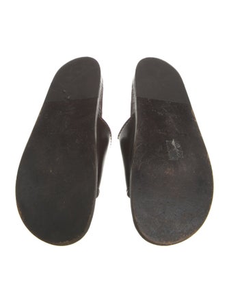 Louis Vuitton Patent Leather Slides