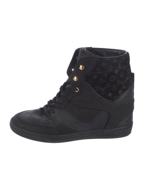 Louis Vuitton 2013 LV Monogram Lace-Up Boots