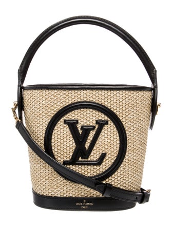 Louis Vuitton Raffia Bucket Petit