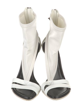 Louis Vuitton Canvas Cutout Accent Slingback Sandals