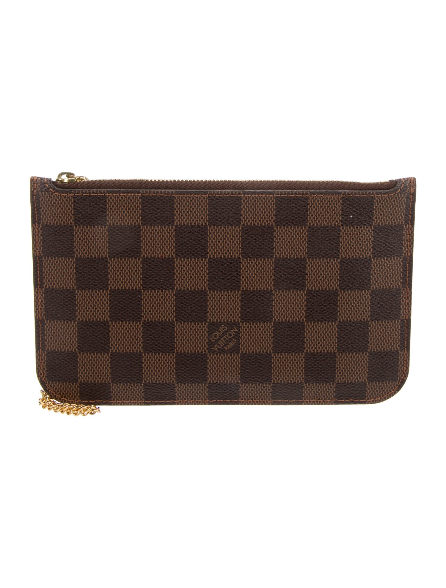 Louis Vuitton Damier Ebene Neverfull Pouch