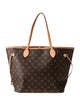 Louis Vuitton LV Monogram Neverfull w/Pouch MM