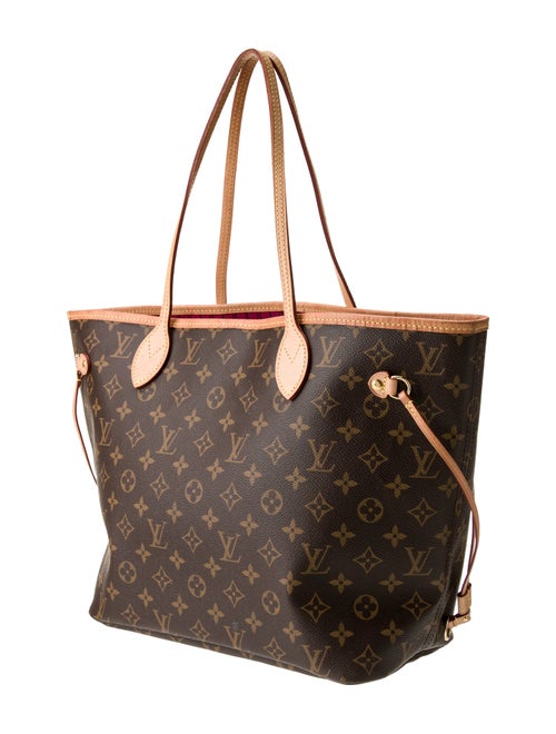 Louis Vuitton LV Monogram Neverfull w/Pouch MM
