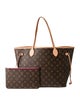 Louis Vuitton LV Monogram Neverfull w/Pouch MM