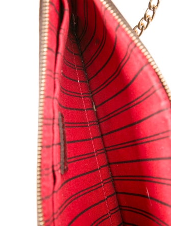 Louis Vuitton Damier Ebene Neverfull Pouch