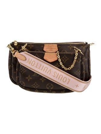 Louis Vuitton LV Monogram Rose Clair Monogram Canvas Multi Pochette Accessoires