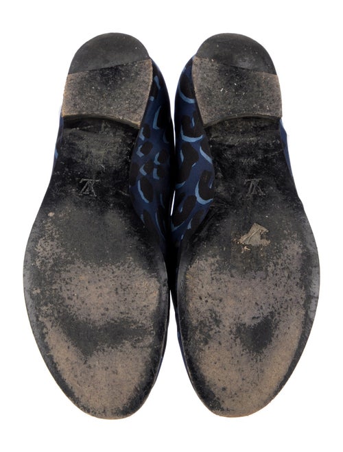 Louis Vuitton Animal Print Bow Accents Loafers