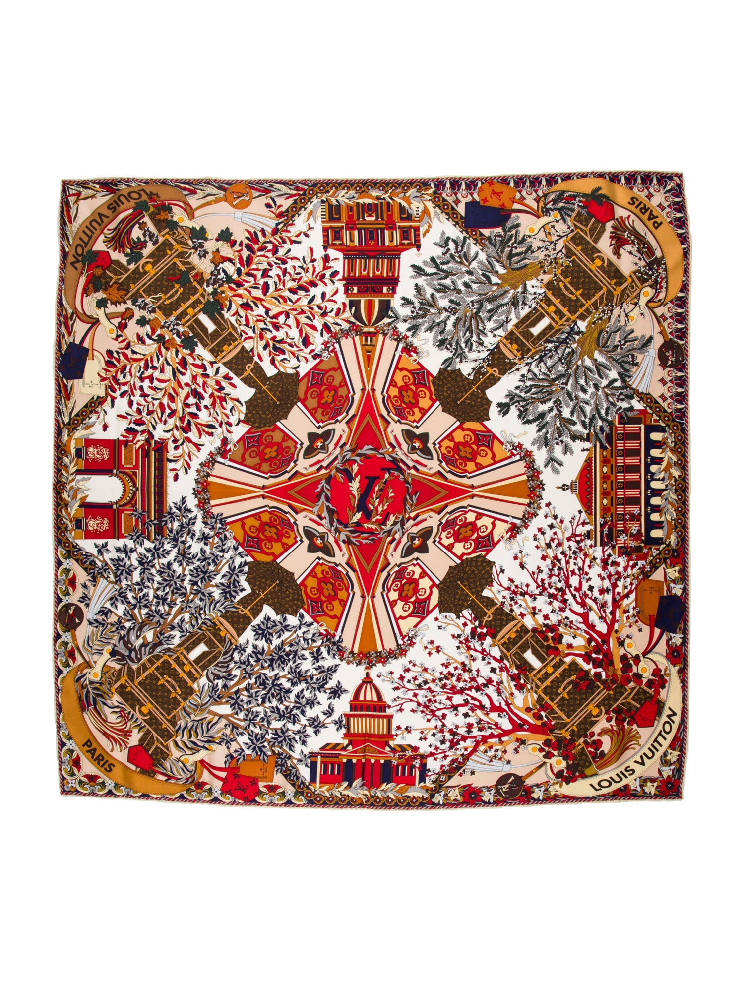 Louis Vuitton 'Le Tout Paris' Silk Scarf