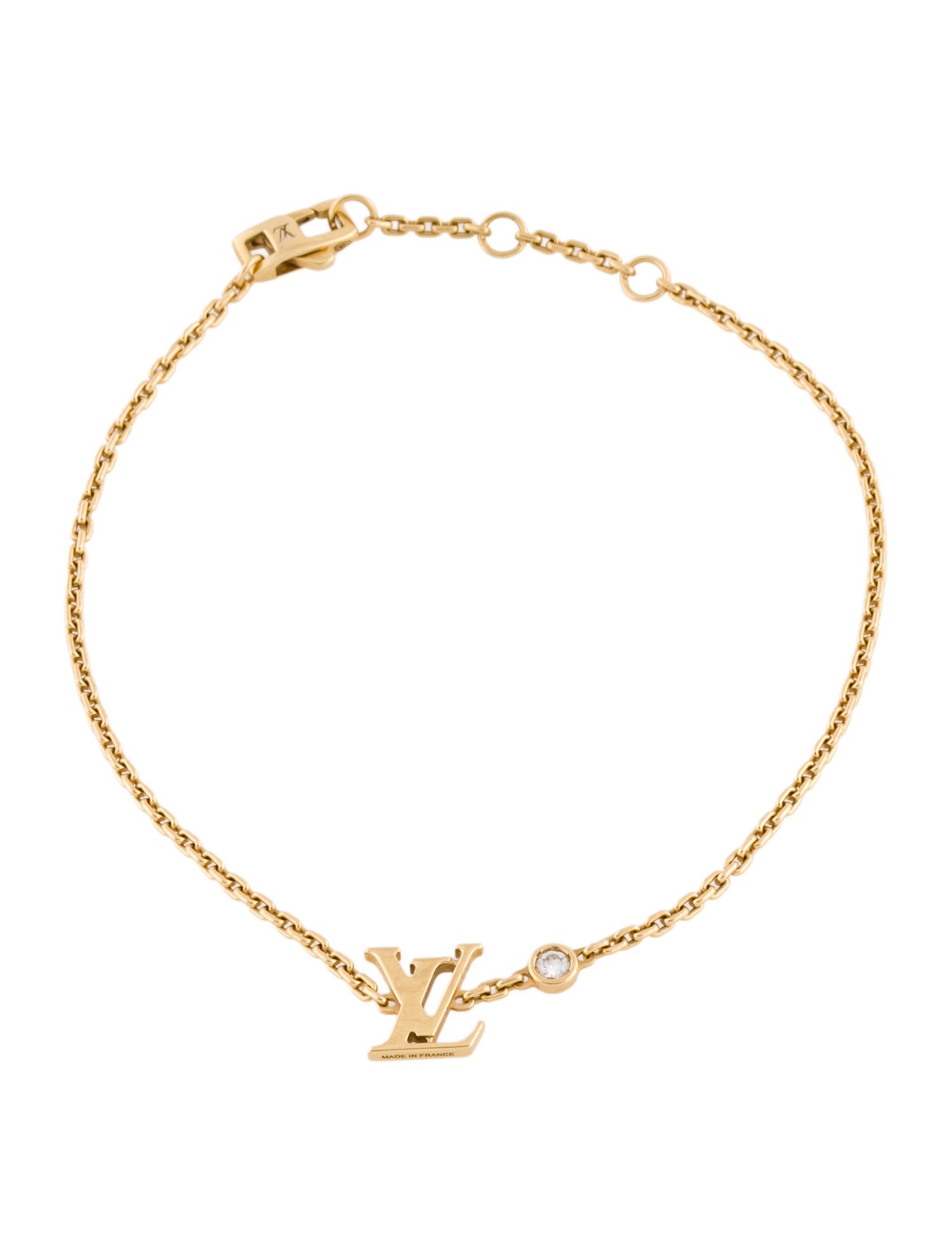 Louis Vuitton 18K Diamond Idylle Blossom LV Bracelet