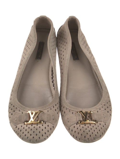 Louis Vuitton Suede Ballet Flats