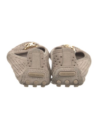 Louis Vuitton Suede Ballet Flats