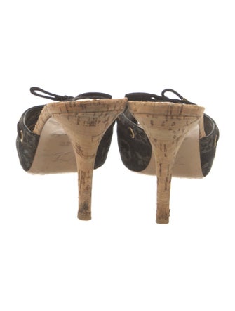 Louis Vuitton LV Monogram Denim Slides