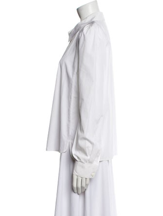 Louis Vuitton Long Sleeve Button-Up Top