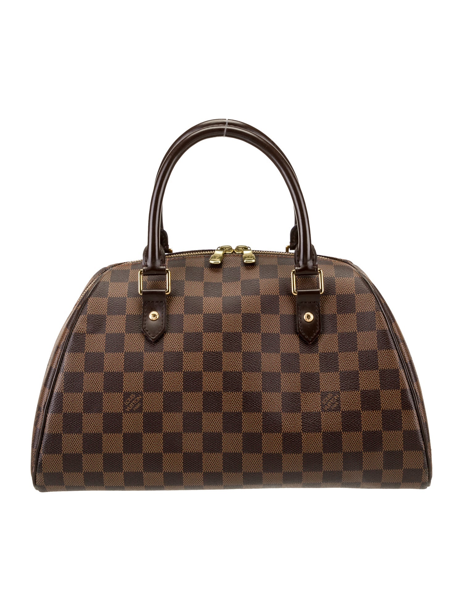 Louis Vuitton Damier Ebene Ribera MM Vintage - Brown Handle Bags ...