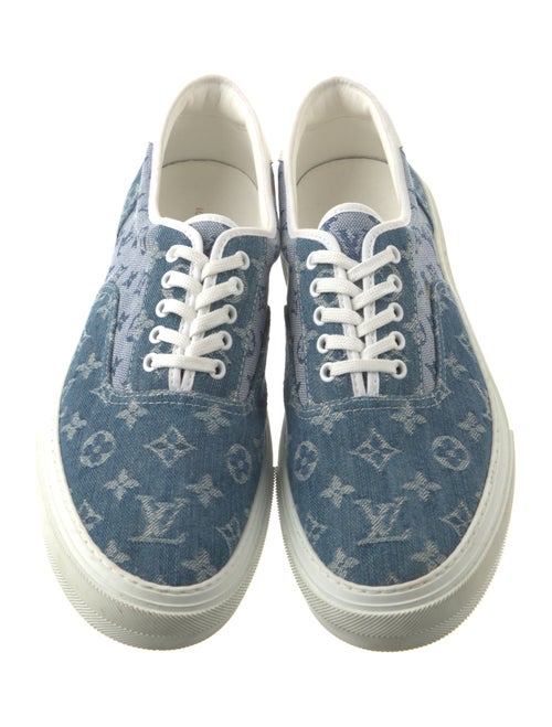 Louis Vuitton Denim Printed Sneakers