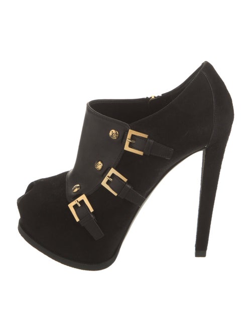 Louis Vuitton LV Monogram Suede Pumps