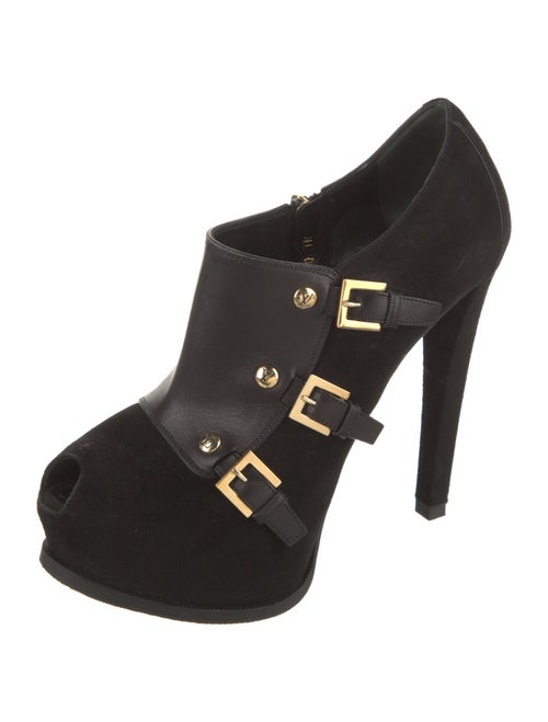 Louis Vuitton LV Monogram Suede Pumps