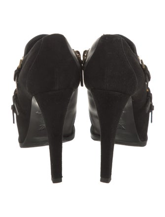 Louis Vuitton LV Monogram Suede Pumps