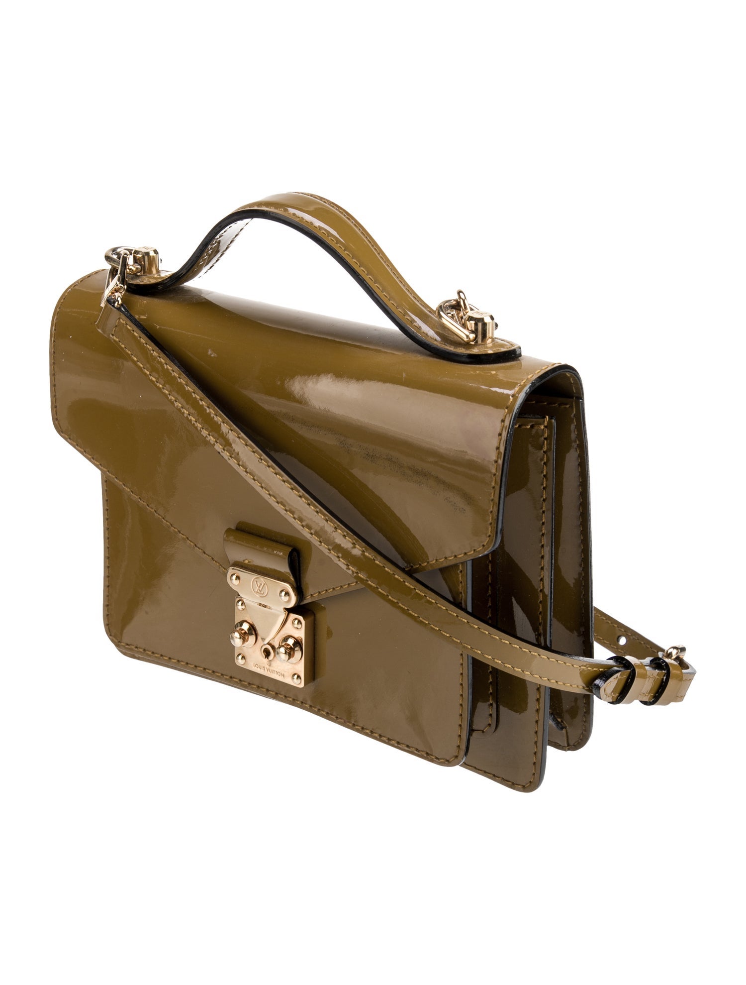 Louis Vuitton Vernis Patent Leather Monceau BB