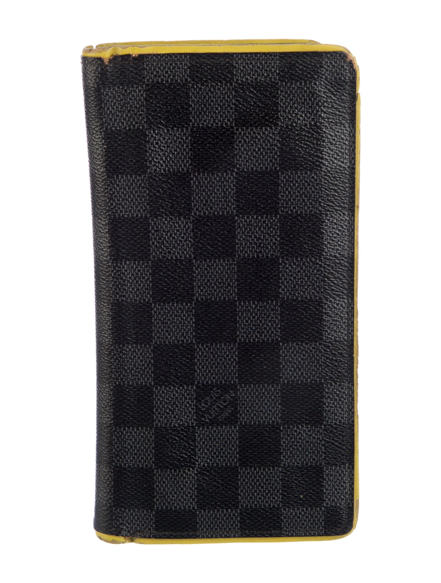 Louis Vuitton 2014 Damier Graphite Pattern Brazza Wallet