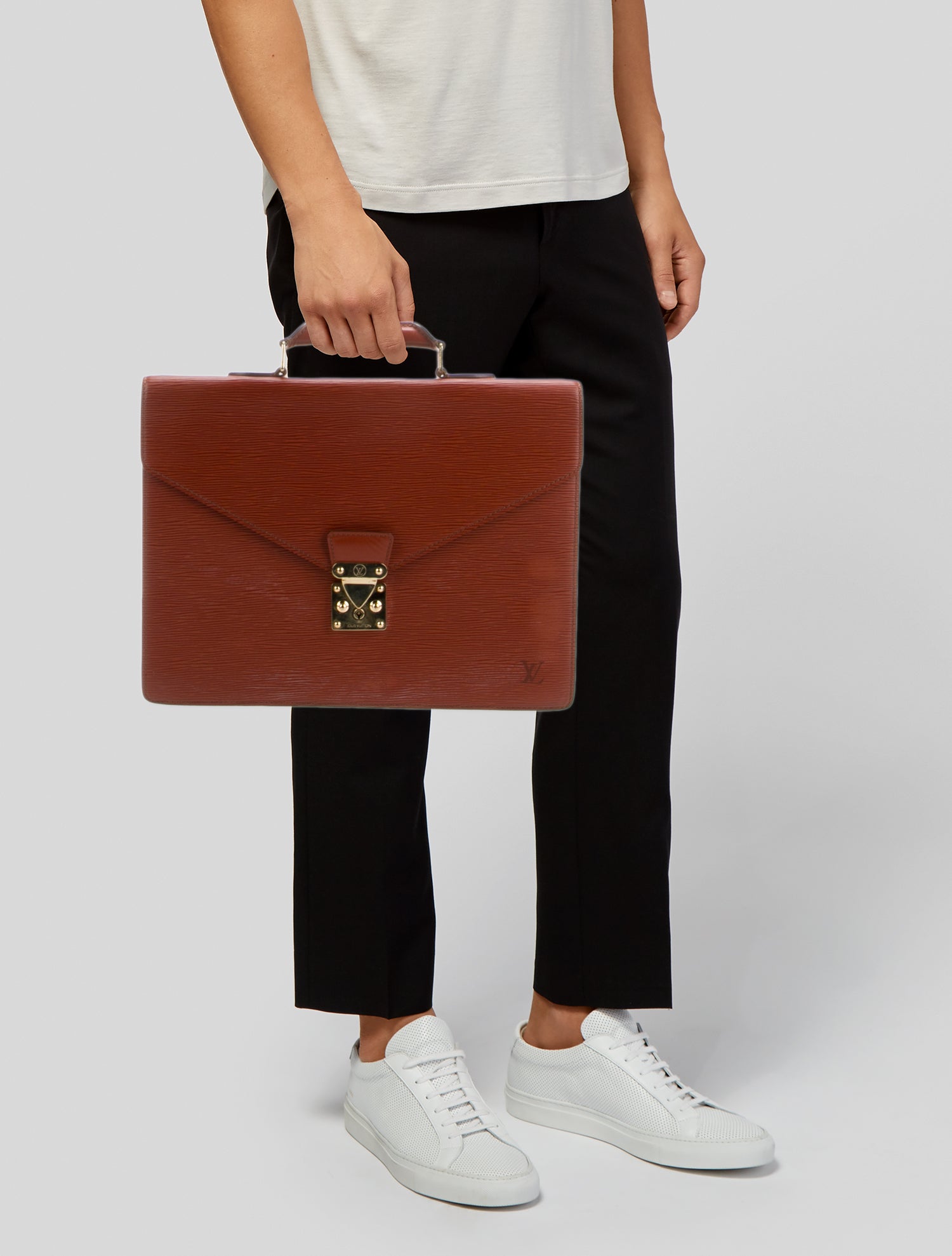Louis Vuitton LV Monogram Briefcase Vintage