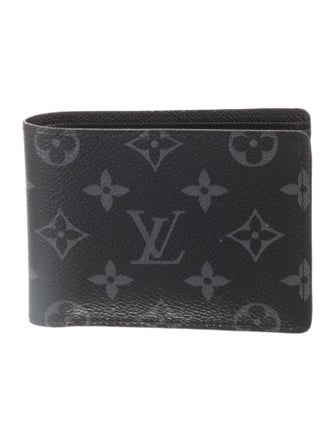 Louis Vuitton Monogram Eclipse Coated Canvas Multiple Wallet