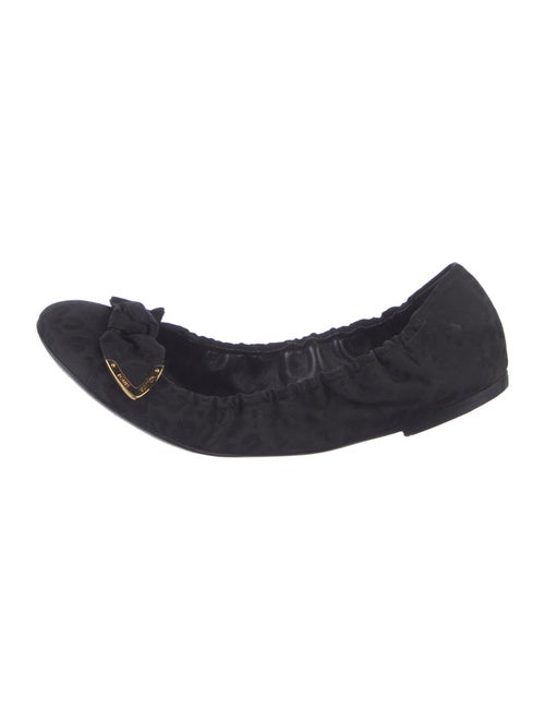 Louis Vuitton Nylon Bow Accents Ballet Flats