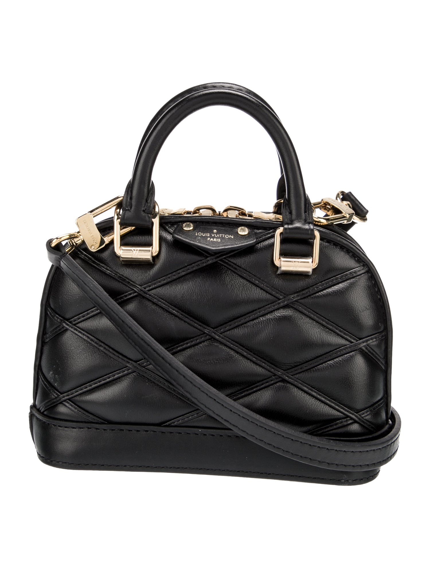 Louis Vuitton Malletage Leather Alma Nano