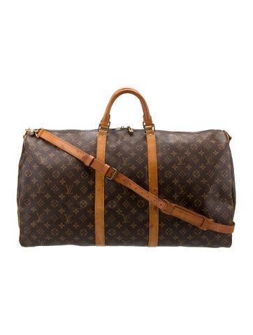 Louis Vuitton Luggage and Travel LV Monogram Keepall Bandouliere 60 Vintage