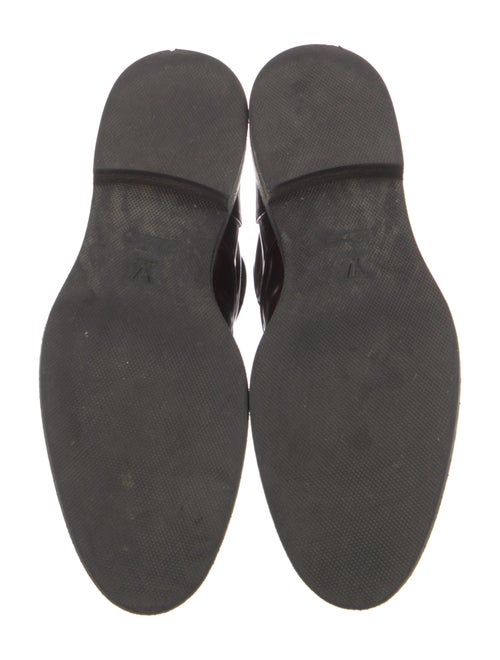 Louis Vuitton Patent Leather Combat Boots