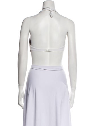 Louis Vuitton 2009 Square Neckline Crop Top