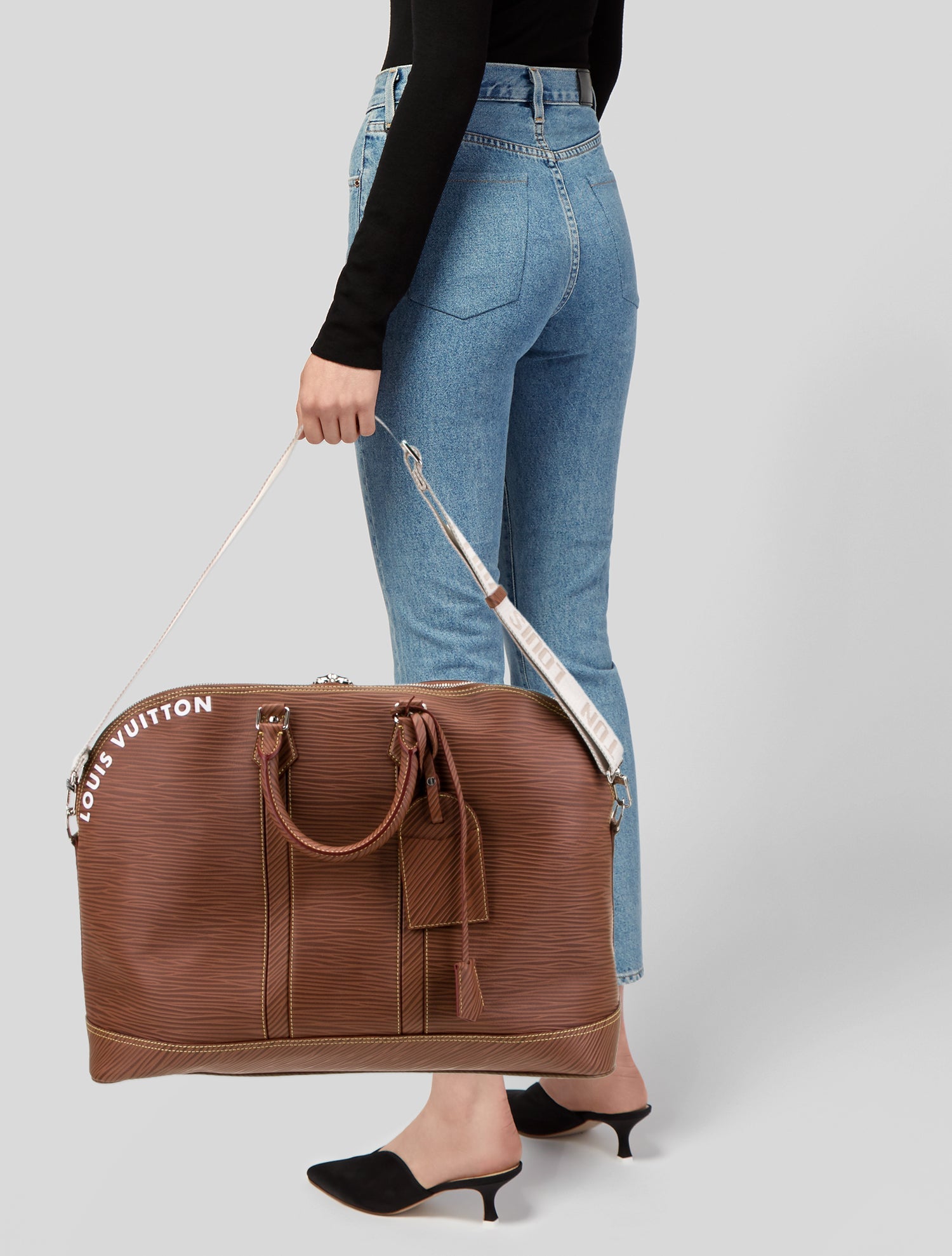 Louis Vuitton Leather Alma Travel GM