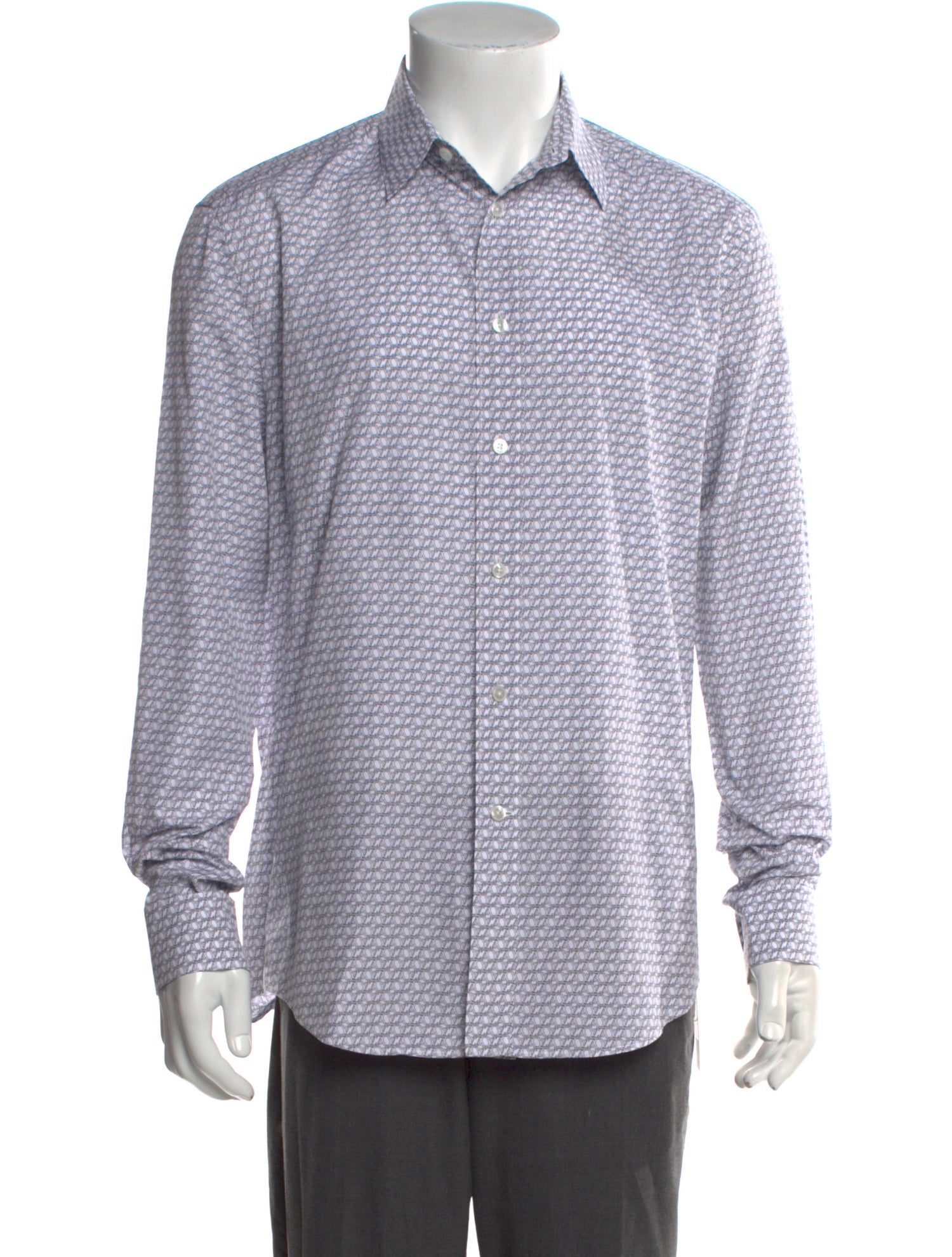 Louis Vuitton 2018 Printed Dress Shirt