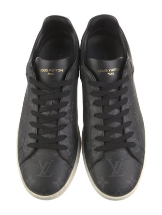 Louis Vuitton LV Monogram Leather Trim Embellishment Sneakers