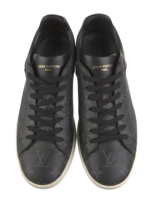 Louis Vuitton LV Monogram Leather Trim Embellishment Sneakers