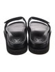 Louis Vuitton Leather Plaid Print Slides