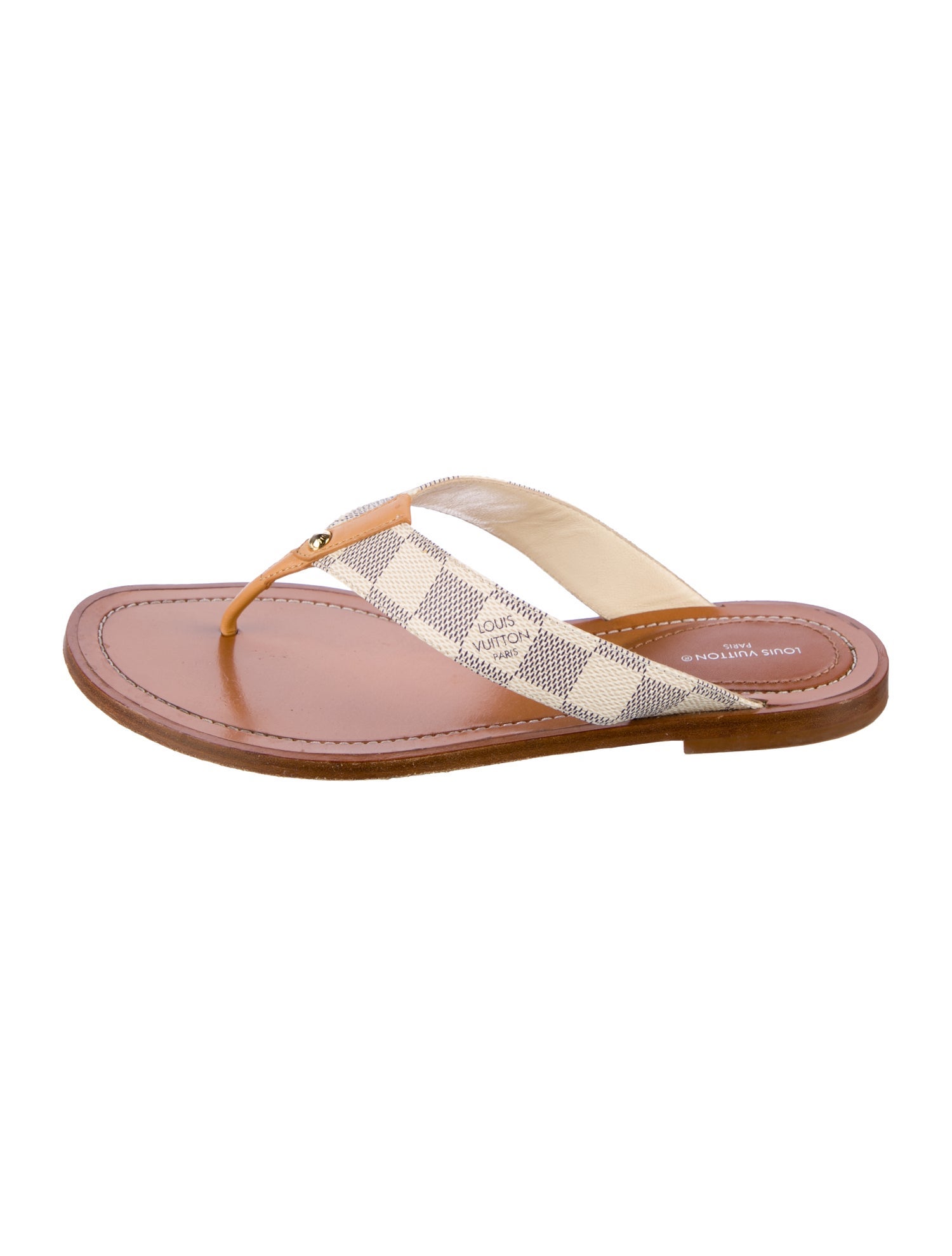Louis Vuitton LV Monogram T-Strap Sandals