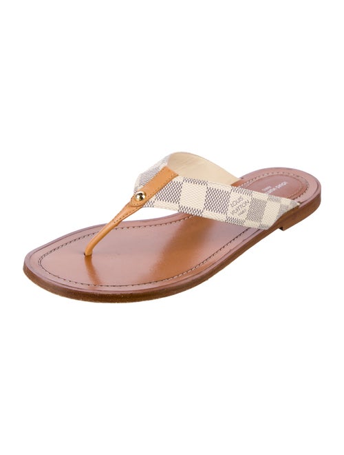 Louis Vuitton LV Monogram T-Strap Sandals